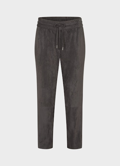 Regular Fit Hosen Tech Leather - Hose charcoal