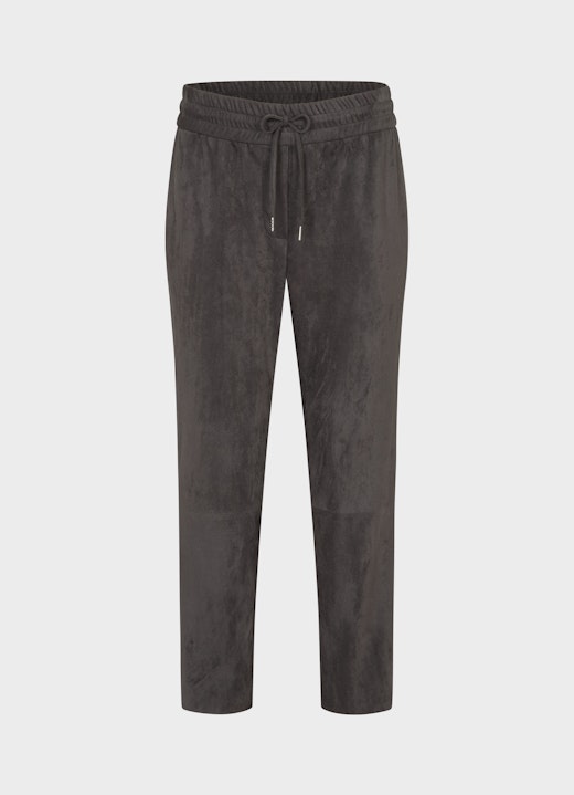 Regular Fit Hosen Tech Leather - Hose charcoal