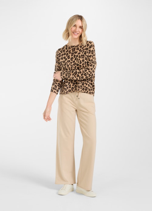 Coupe Casual Fit Maille Pull en cachemire toffee