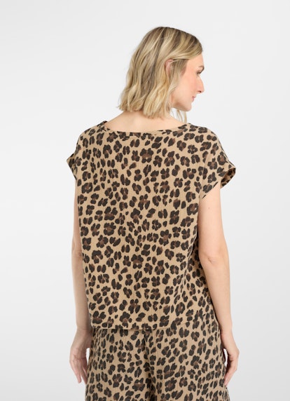 Casual Fit Blusen Musselin - Bluse toffee