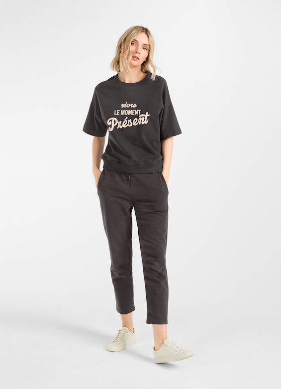 Oversized Fit Sweatshirts Sweater charcoal