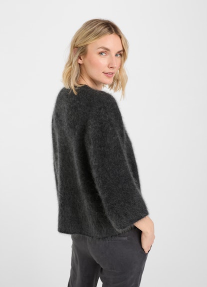 Casual Fit Strick Cashmere - Pullover charcoal