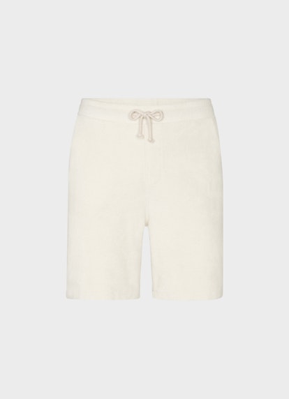 Regular Fit Shorts Frottee - Shorts eggshell