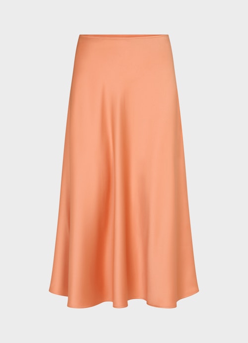 Medium Fit Röcke Satin - Rock jaffa orange
