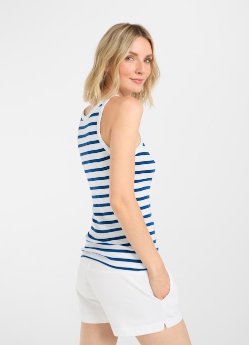 Slim Fit Tops Top victoria blue-white