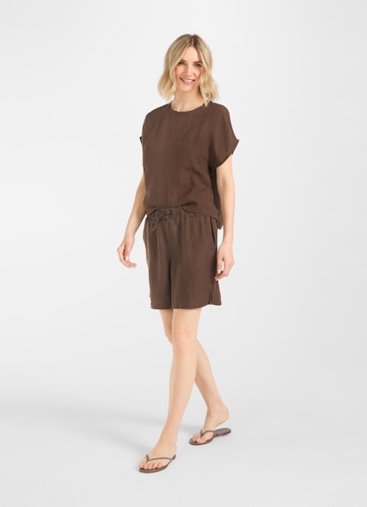 Bermudas Shorts Leinen - Shorts cacao