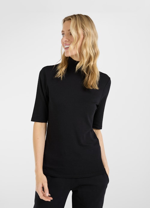 Coupe Slim Fit T-shirts Jersey Modal - T-shirt black