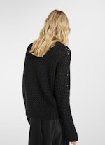 Casual Fit Strick Strick - Pullover black