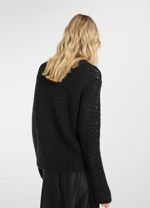 Casual Fit Strick Strick - Pullover black