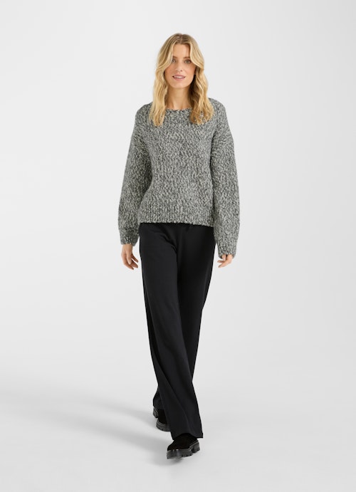 Casual Fit Strick Strick - Pullover black