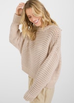 Casual Fit Strick Strick - Pullover desert sand