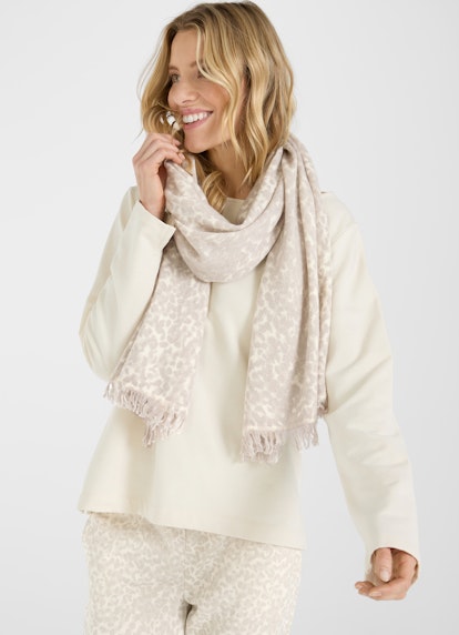 Regular Fit Strick Cashmere Blend - Schal eggshell