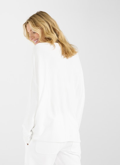 Casual Fit Strick Viscose Stretch - Sweater white