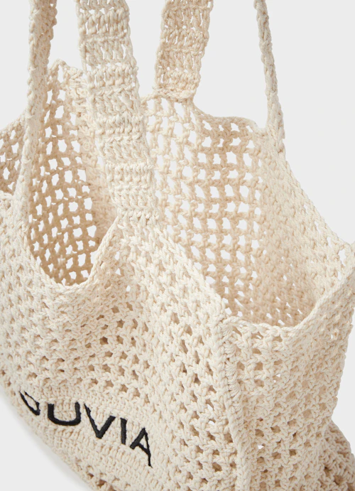 One Size Accessoires Crochet Tasche off-white