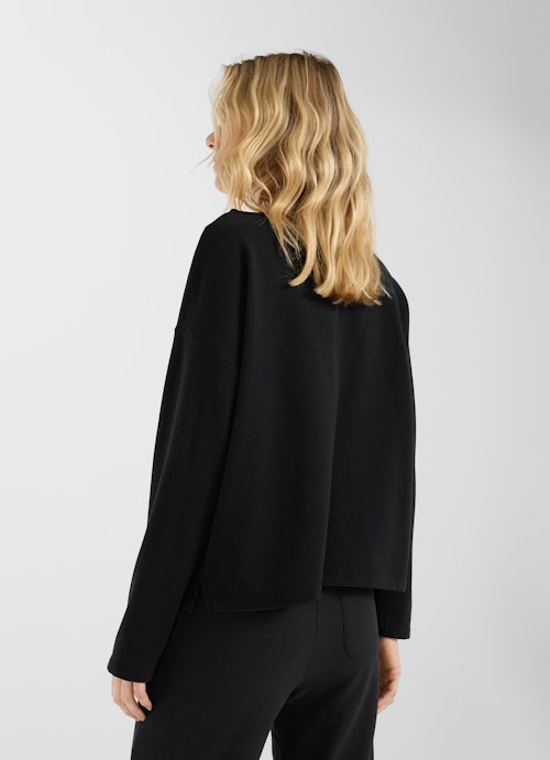 Coupe Loose Fit Sweat-shirts Pull-over black