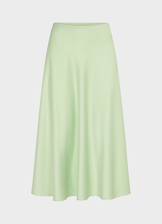 Medium Length Röcke Satin - Rock apple green