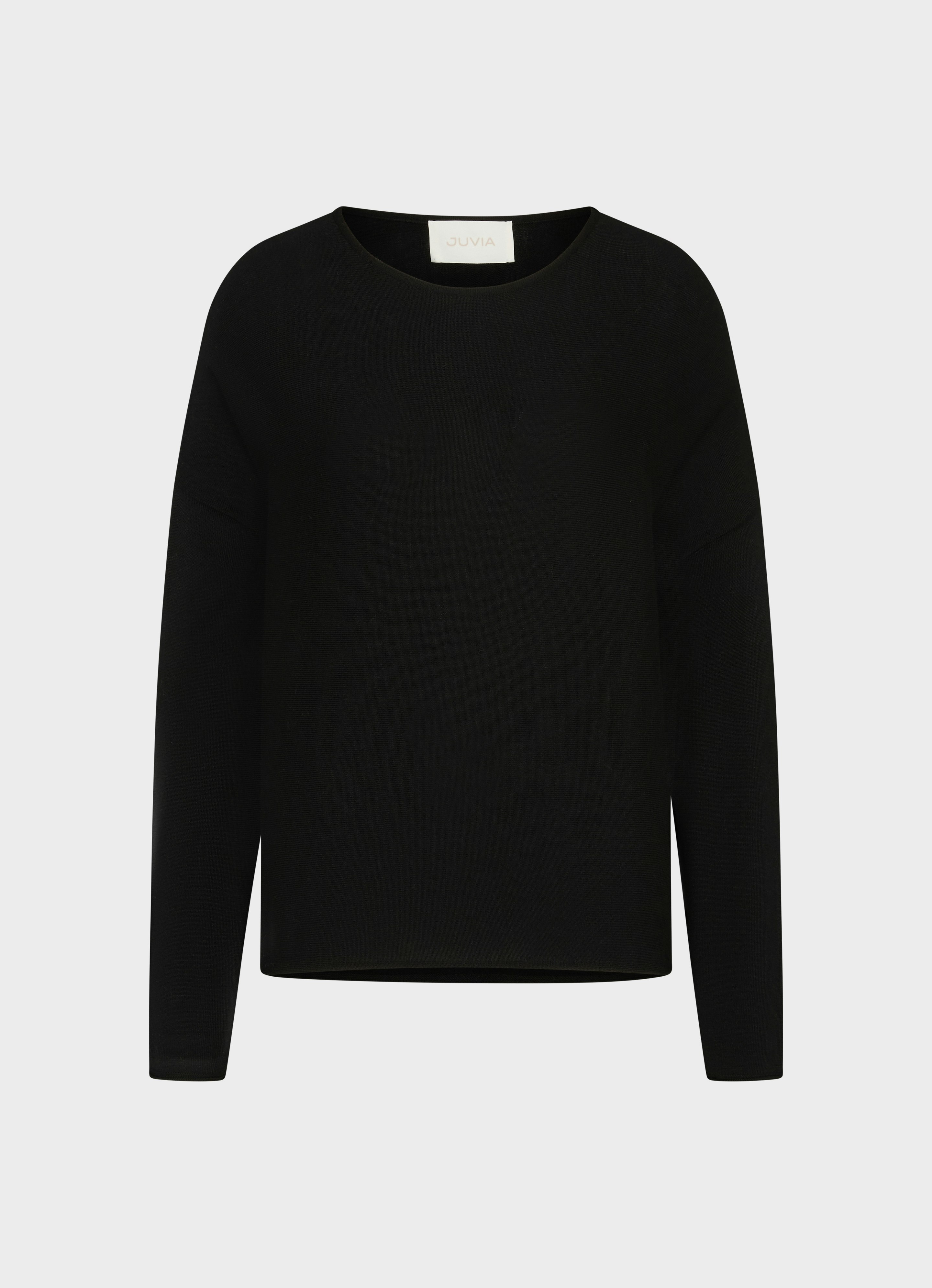 DAN Wool Oversized Sweat M ウール スウェット Oversized Crew-neck Sweatshirt - Light gray melange - Kids