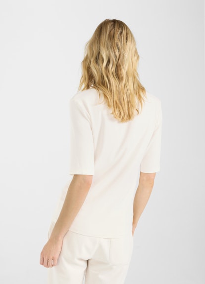 Slim Fit T-Shirts Jersey Modal - T-shirt eggshell