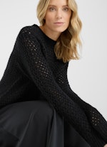 Casual Fit Strick Strick - Pullover black