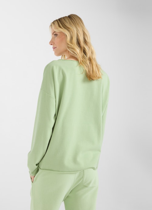 Coupe Loose Fit Sweat-shirts Sweat-shirt ample apple green