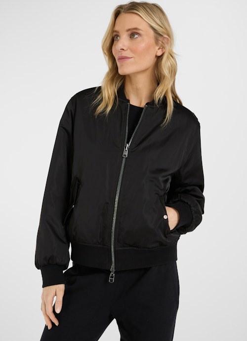 Coupe Regular Fit Vestes veste réversible style bomber black