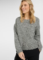 Casual Fit Strick Strick - Pullover black