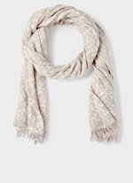 Regular Fit Strick Cashmere Blend - Schal eggshell