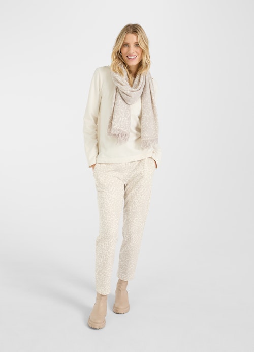 Regular Fit Strick Cashmere Blend - Schal eggshell