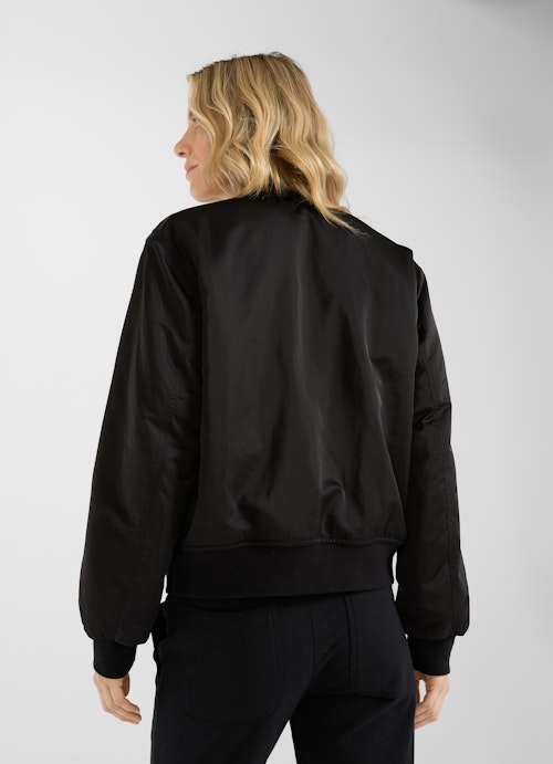 Regular Fit Jacken Wendejacke im Bomberstil black