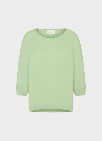 Coupe Casual Fit Maille Pull en mélange de cachemire apple green