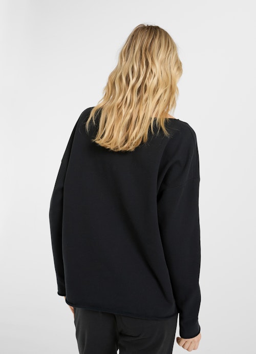 Coupe Loose Fit Sweat-shirts Sweat-shirt ample black