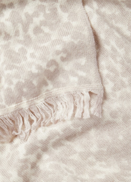 Regular Fit Strick Cashmere Blend - Schal eggshell
