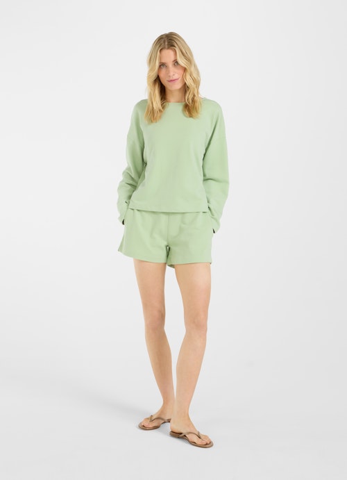 Coupe Loose Fit Sweat-shirts Sweat-shirt ample apple green