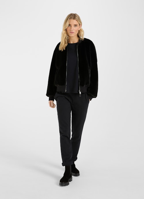 Regular Fit Jacken Wendejacke im Bomberstil black