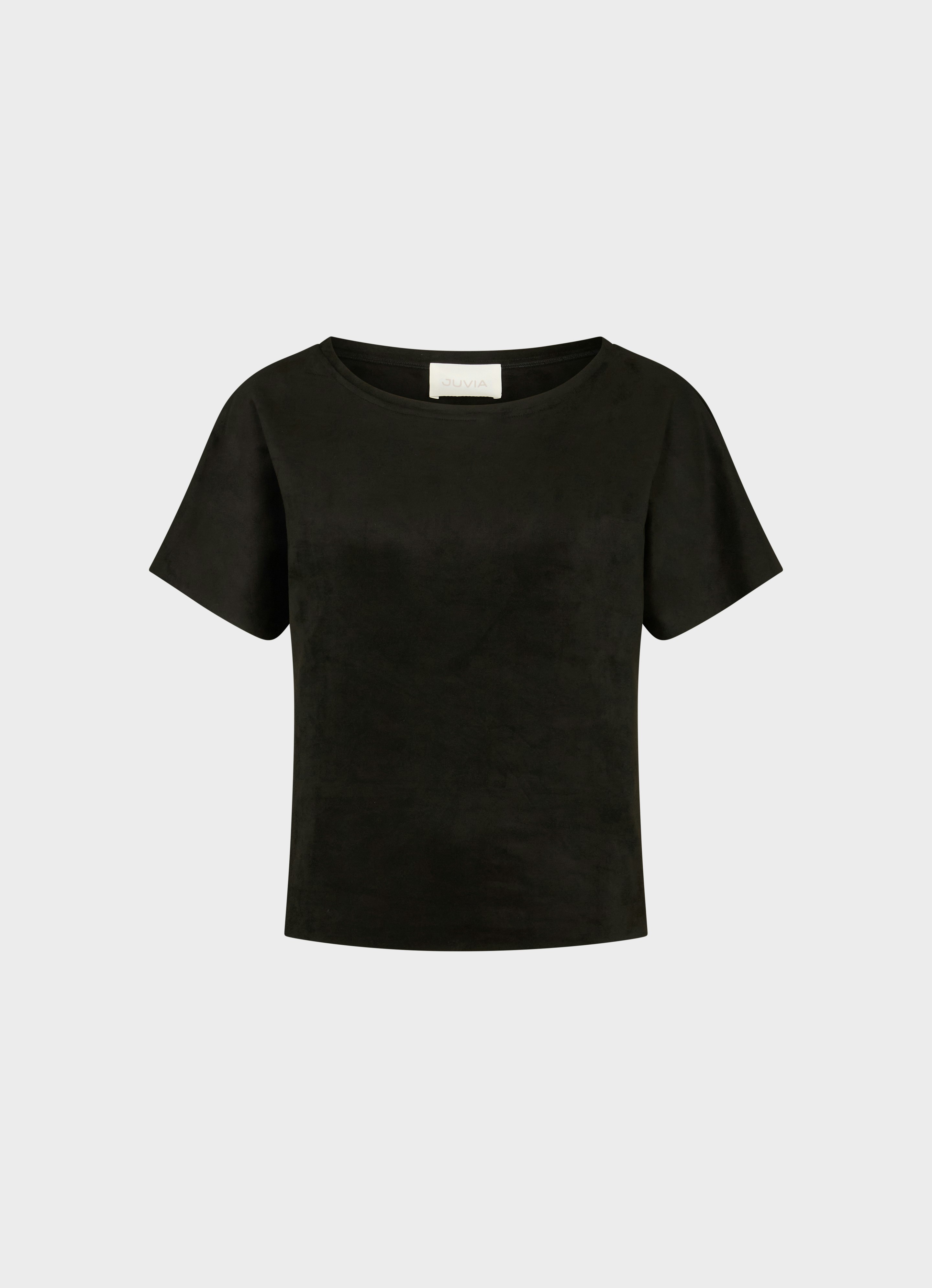 JUVIA 売れ筋商品|||ジュヴィア Tシャツ トップス レディース T-shirts Black Black Jersey Modal - T-Shirt Jette | Buy T-shirts online at