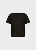 Regular Fit Tops Tech Velours - Top black