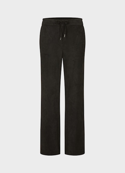 Casual Fit Hosen Tech Leather - Hose black