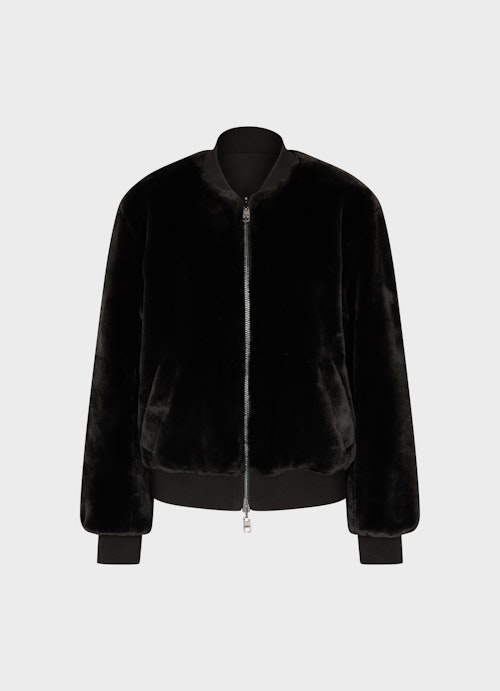 Coupe Regular Fit Vestes veste réversible style bomber black