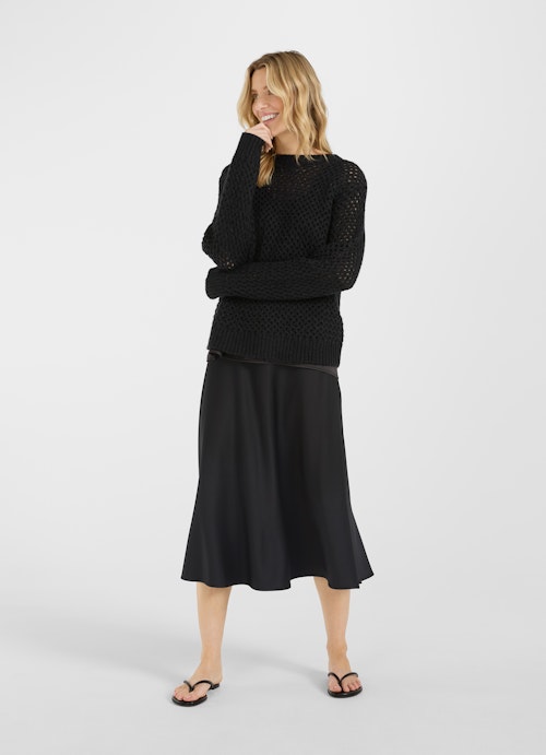 Casual Fit Strick Strick - Pullover black