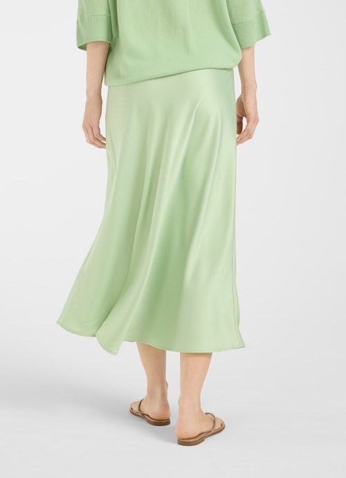 Medium Length Röcke Satin - Rock apple green