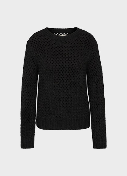 Casual Fit Strick Strick - Pullover black