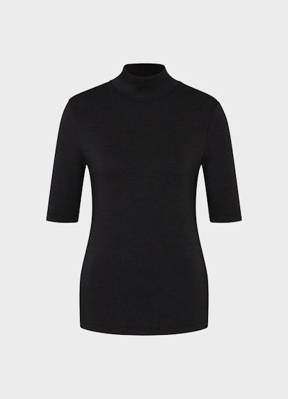 Slim Fit T-Shirts Jersey Modal - T-shirt black