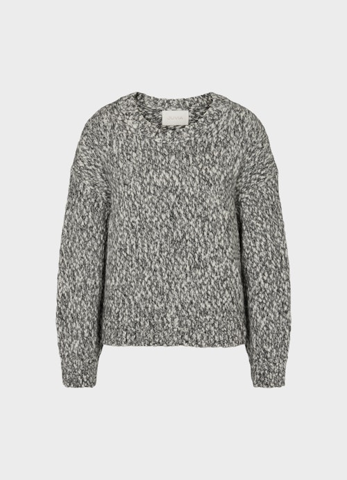 Casual Fit Strick Strick - Pullover black