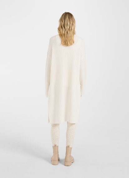 Coupe Regular Fit Maille Cardigan en mélange de cachemire eggshell
