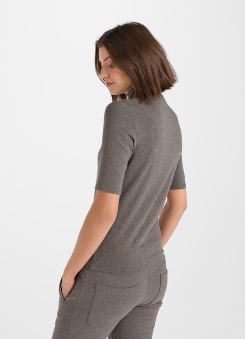 Coupe Slim Fit T-shirts Jersey Modal - T-shirt plum kitten mel.