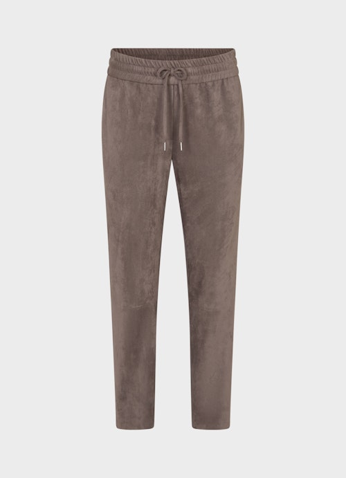 Coupe Regular Fit Pantalons Pantalon en cuir technique plum kitten