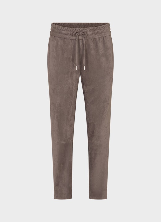 Regular Fit Hosen Tech Leather - Hose plum kitten