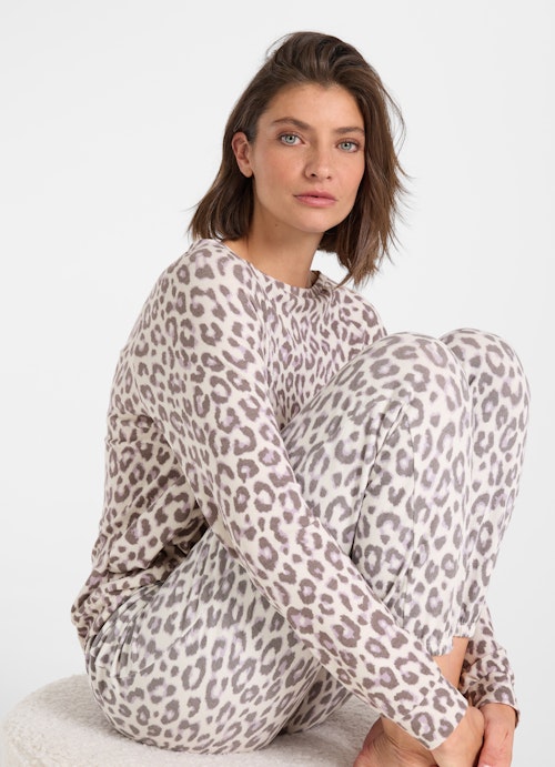 Regular Fit Pants Nightwear - Pants plum kitten