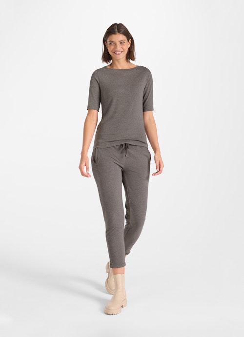 Coupe Slim Fit T-shirts Jersey Modal - T-shirt plum kitten mel.