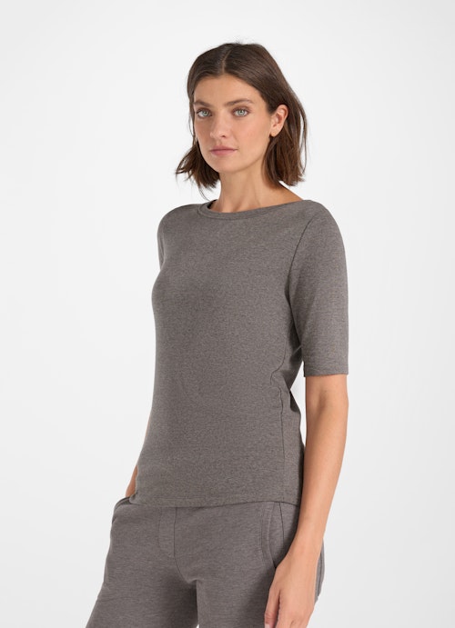 Slim Fit T-shirts Jersey Modal - T-Shirt plum kitten mel.